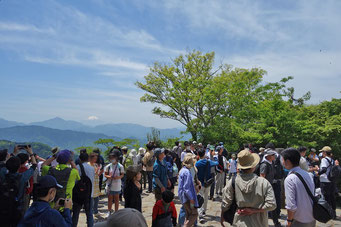 高尾山頂（ニュース画像）