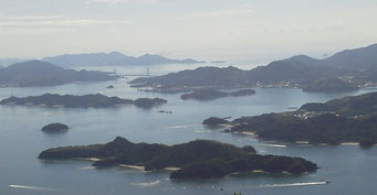 瀬戸内海の多島美