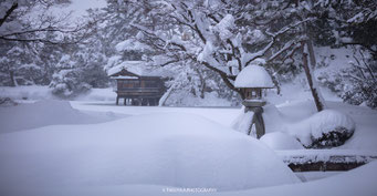 雪の兼六園