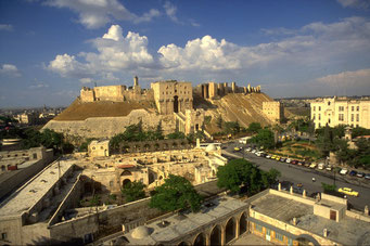 Citadelle d'Alep, Syrie. Temple de Paris