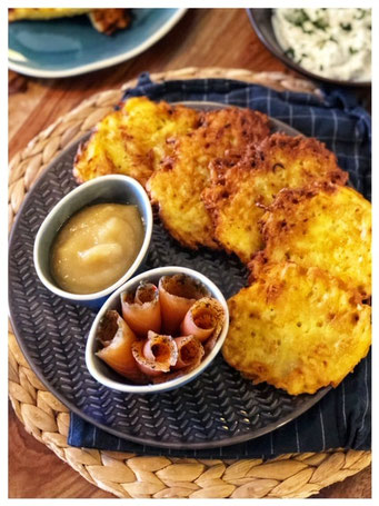 echte Reibekuchen Rezept l rustikale Reibekuchen l Kartoffelpuffer einfach