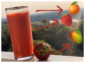 Erdbeer Mango Smoothie