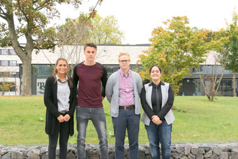 Josie Hoffmann, Patrick Westermann, Jan Nawrath und Daria Sinaki 