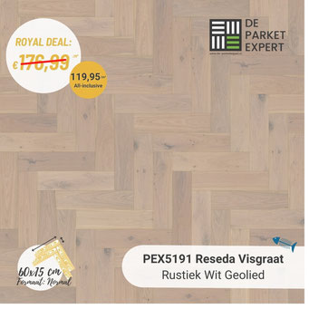 PEX5191 Reseda Rustiek Wit Geolied