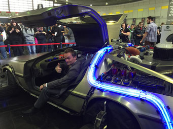 Einmal im DeLorean sitzen: unbezahlbar!