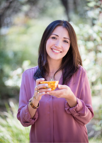 Jazeera Aitzhanova, founder of Humming Cup Premium Organic Tea