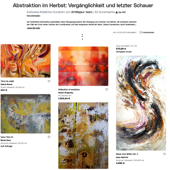 Screenshot von artmajeur, gekürzt