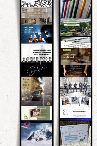 Werbung und Kampagnen für KMU: Plakatwerbung, Logodesign, Website- und Social-Media-Auftritte by wlp. 