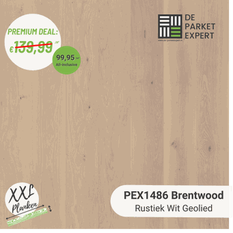 PEX1486 Brentwood Rustiek Wit Geolied