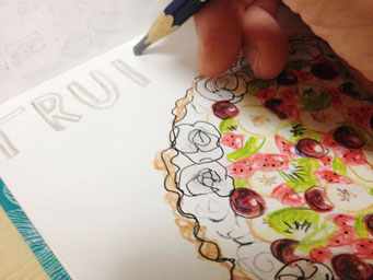 fruit tart making (2015.8)