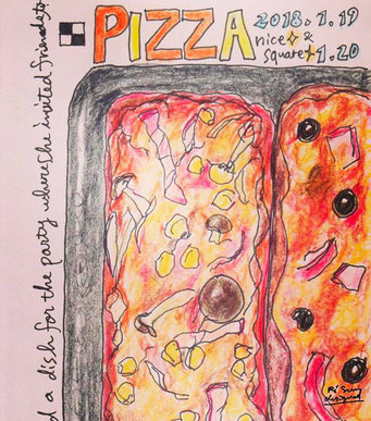 【PIZZA】(2018.1.19FRI)  party at home