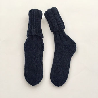 hand knitted Socks - 100 % Super Fine Lamb´s Wool - handgestrickte Socken