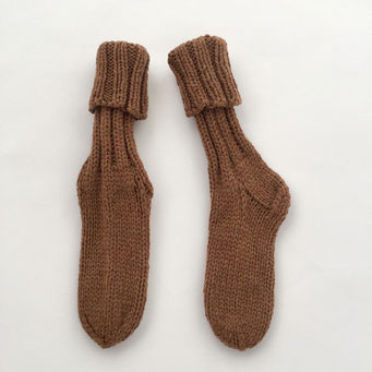 hand knitted Socks - 100 % Super Fine Lamb´s Wool - handgestrickte Socken