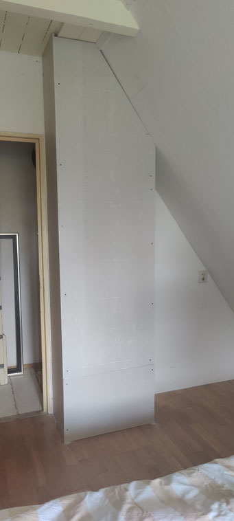 Nieuwe koof van gips