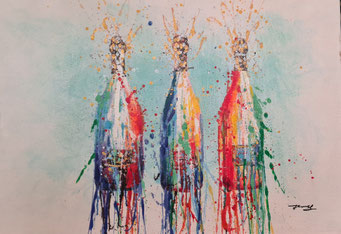 "  Party Power " 50 x 70 cm, 99,-€