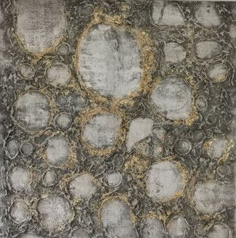 "Ein Traum in Grau", 120 x 120 cm, 499,-€