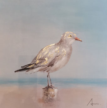 "Die Möwe Lara", 60 x 60 cm,  99,-€