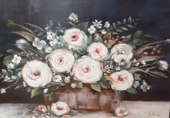 "Blumenbouquet II", 70x 100 cm, Sonderpreis 159,-€
