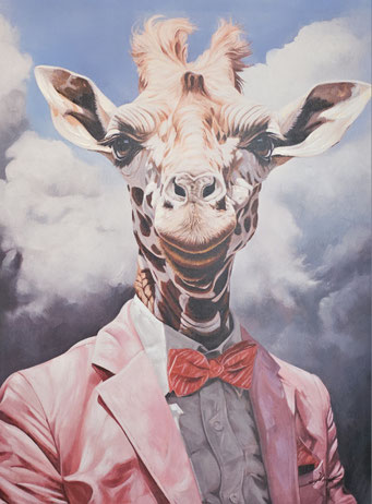 "Gentle Giraffe", 90 x 120 cm, 299,-€