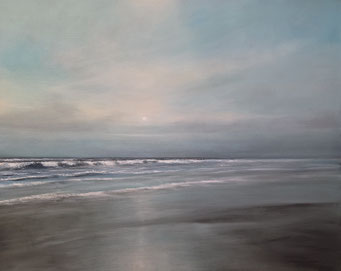 "Abenddämmerung I", F. Meisel, Öl auf Leinwand, 80x 100 cm, 948,-