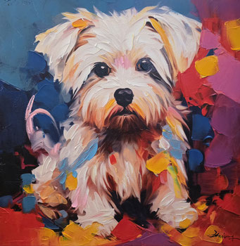"Kleiner Frechdachs", 60x60 cm, 99,-€