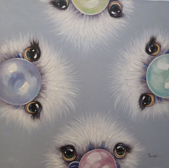 "Watching you", 80x80 cm, 199,-€