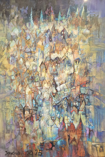 "Lübeck Impression I", Öl auf Leinwand, A. Ignatkov, 70x 100 cm, 1199,-€