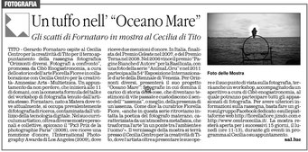 Il Quotidiano della Basilicata, 25 aprile 2013