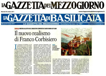 Gazzetta del Mezzogiorno 25 ottobre 2011