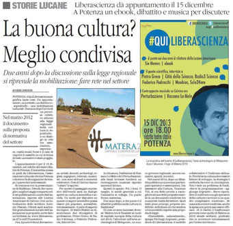 Il Quotidiano della Basilicata, 4 dicembre 2013 2013