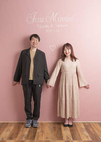 結婚記念・入籍記念　チョークレタリング
