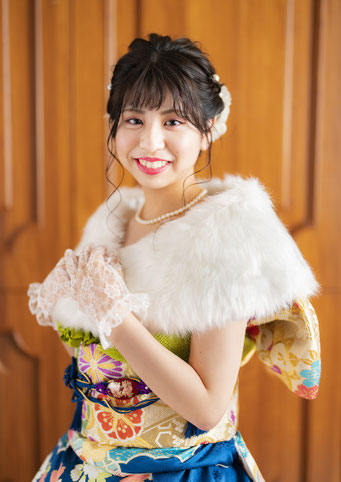 成人　ジャパネスクドレス