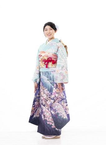 振袖レンタル　M　辻が花