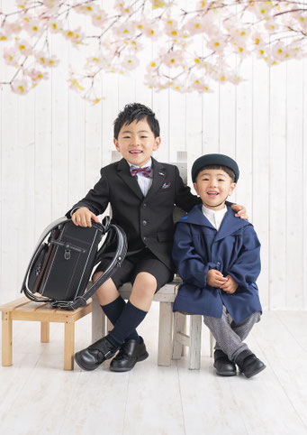 小学校入学　入園　兄弟