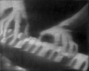 Klavierspiel 01, 2003, Oil on Canvas, 24 x 30 cm