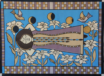 Visualizando, 2023,  Acrylic on canvas, cm160x120
