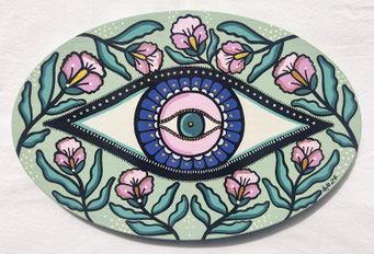 Inner vision, 2024,  Acrylic on canvas,cm30x20