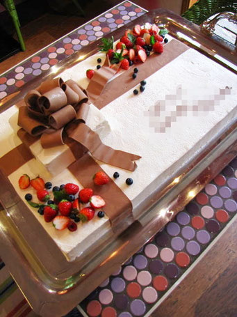 プラチョコリボン　部分でベリー