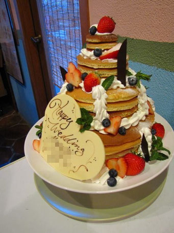 パンケーキ重ね
