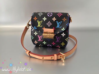 Louis Vuitton Monogram Multicolore Heartbreaker in Schwarz