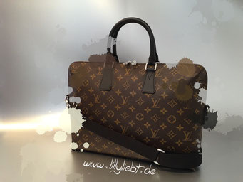 Louis Vuitton Monogram Macassar Porte Documents Jour