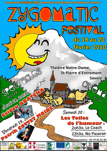Zygomatic Festival affiche 2010