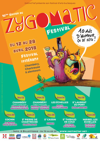 Zygomatic Festival affiche 2018