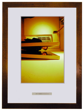 A -1915/64, 1992, photographic print from photo Torreggiani, title, frame, 50x70 cm