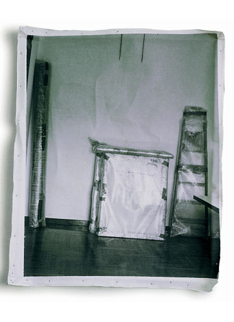 Hypotheses for an exhibition, 1988, photographic print on canvas, 40x60 cm