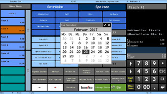 Duratec POS S14 - Kalender (Gastro)