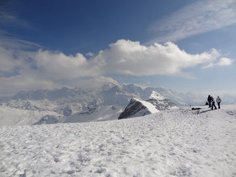 Le Mont-blanc vue de Flaine
