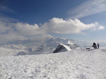 Le Mont-blanc vue de Flaine