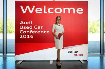 Maxi Sarwas hosting the Audi Used Car Conferense