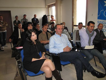 L'assemblea negli Uffici della Questura